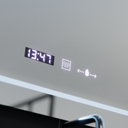Ο ορθογώνιος καθρέφτης LED 80x60cm Stile Motionglow Marcello Discating System & Thermometer of the Cosmetics Dimable