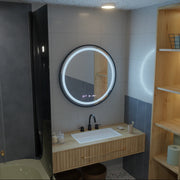 Mirror LED Γύρος 60cm Celesti Majesti Noir Eleva Motionglow Marcello System Disability & Daim Θερμόμετρο