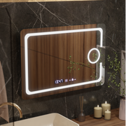 Mirror LED ορθογώνιο 110x75cm Eclat Motionglow Marcello Distamling System & Thermometer of Cosmetics Dimable