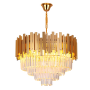 Πολυέλαιος Davis 9x E14 Gold