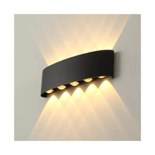 Fantas Applied Interior/Exterior LED, 10 Πηγές X 1W, IP65, Black, 3000K