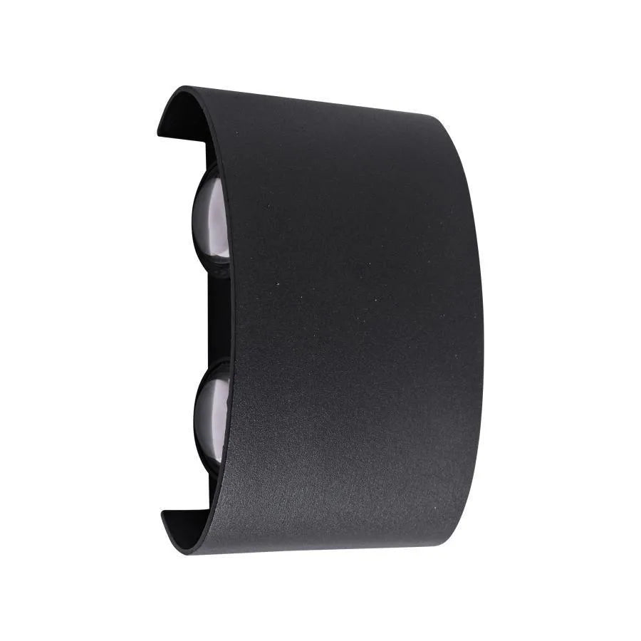 Fantasis Εφαρμογή εξωτερικού και εσωτερικού LED, 4 πηγές x 1W, IP65, μεταλλικό, μαύρο, 3000K