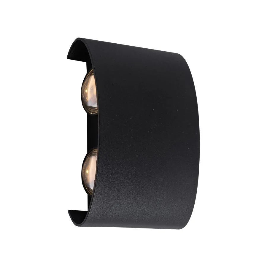 Fantasis Εφαρμογή εξωτερικού και εσωτερικού LED, 4 πηγές x 1W, IP65, μεταλλικό, μαύρο, 3000K