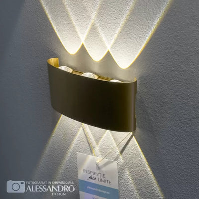 Fantasis Εφαρμογή εξωτερικού και εσωτερικού LED, 6 Πηγές x 1W, IP65, Metal, Gold, 3000K