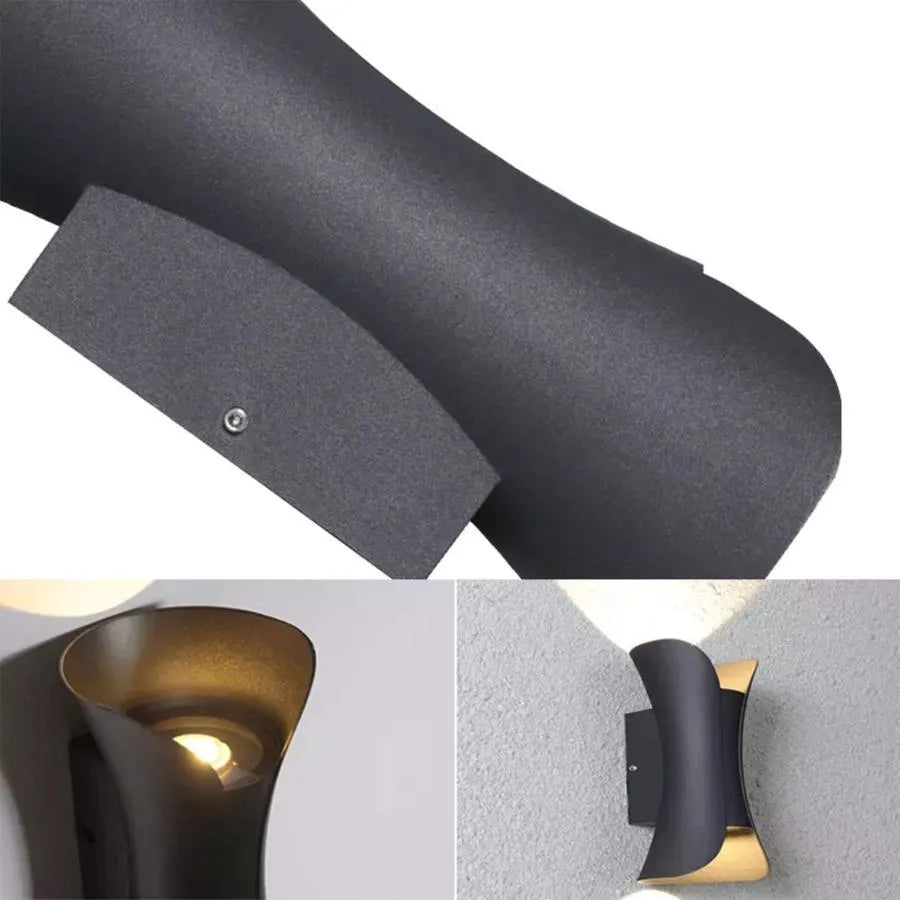 Εφαρμόστε εξωτερικό LED Heba, 10W IP65, Metal, Black