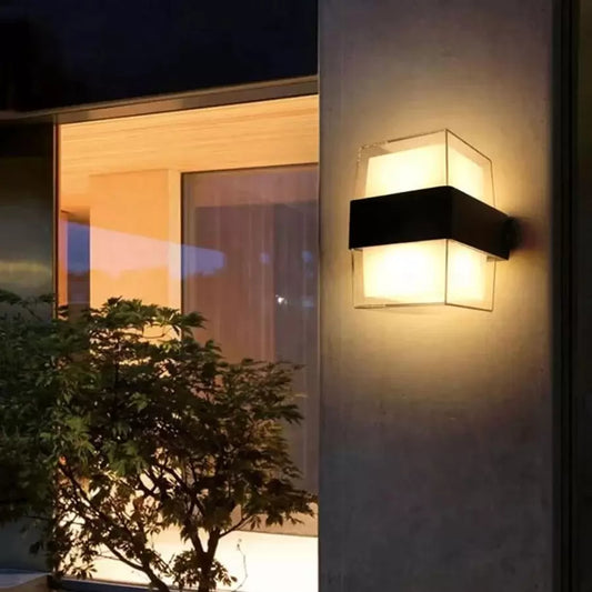 Εφαρμόστε εξωτερικό LED Kennedy 12W μαύρο και άσπρο