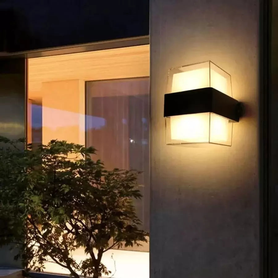 Εφαρμόστε εξωτερικό LED Kennedy 12W μαύρο και άσπρο