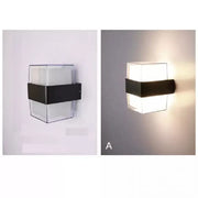 Εφαρμόστε εξωτερικό LED Kennedy 12W μαύρο και άσπρο