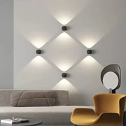 Εφαρμόστε υπαίθρια LED Sacha 2W IP65 Black