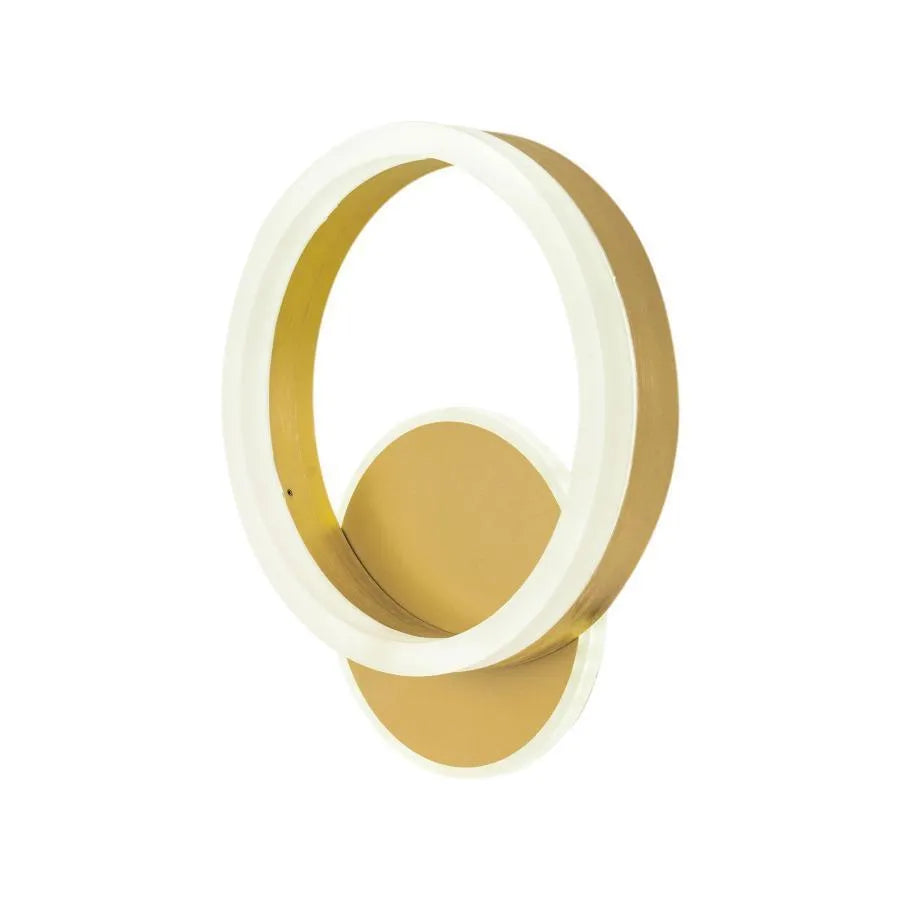 Εφαρμόστε LED Manara, 24W, χρυσό, κρύο/ζεστό/ουδέτερο φως