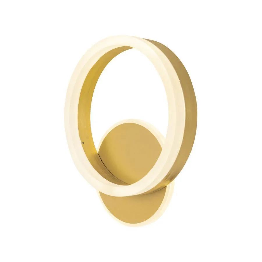 Εφαρμόστε LED Manara, 24W, χρυσό, κρύο/ζεστό/ουδέτερο φως