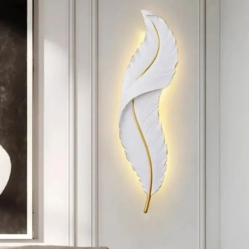 Φωτιστικό Pena LED 65cm, Κρύο/Ζεστό/Ουδέτερο φως, Χρυσό Λευκό