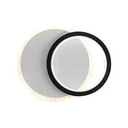 Εφαρμόστε LED Smalon, 27W, 2 κύκλοι, κρύο/ζεστό/ουδέτερο φως, μαύρο και άσπρο