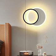 Εφαρμόστε LED Smalon, 27W, 2 κύκλοι, κρύο/ζεστό/ουδέτερο φως, μαύρο και άσπρο