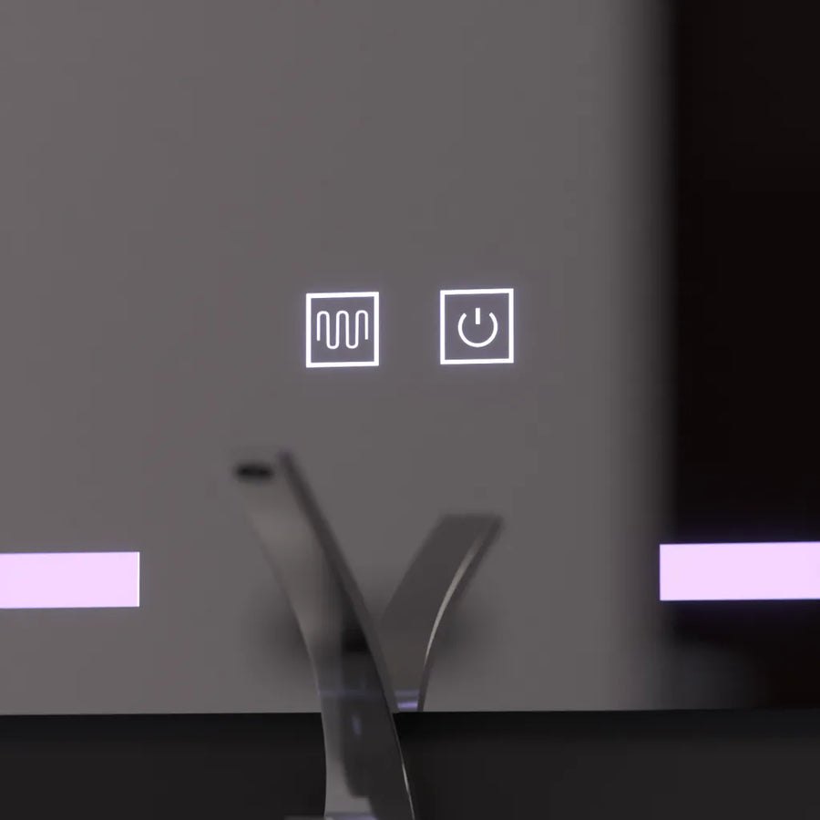 Ορθογώνιος καθρέφτης LED 60x80cm, Touch Vesta, Σύστημα Demister, Dimmable