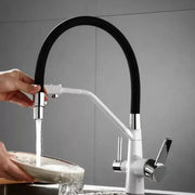 Μπαταρία κουζίνας, υγειονομικό ορείχαλκο, λευκό, OD/2072