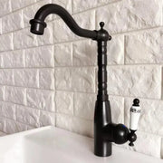 Μπαταρία κουζίνας, υγειονομικό ορείχαλκο, μαύρο, OD/2051