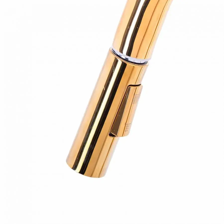 Μπαταρία κουζίνας με εκχυλίσιμο ντους, υγειονομικό ορείχαλκο, χρυσό, CF2043