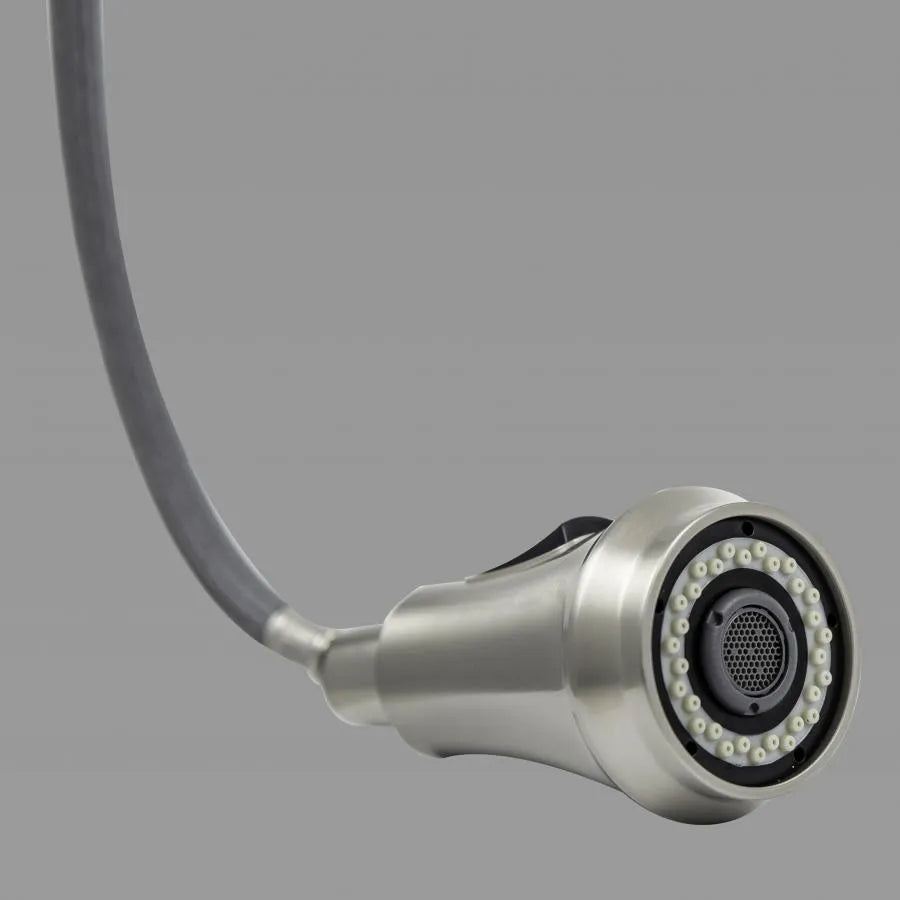 Μπαταρία κουζίνας με εκχυλίσιμο ντους, υγειονομικό ορείχαλκο, Chrome, W054