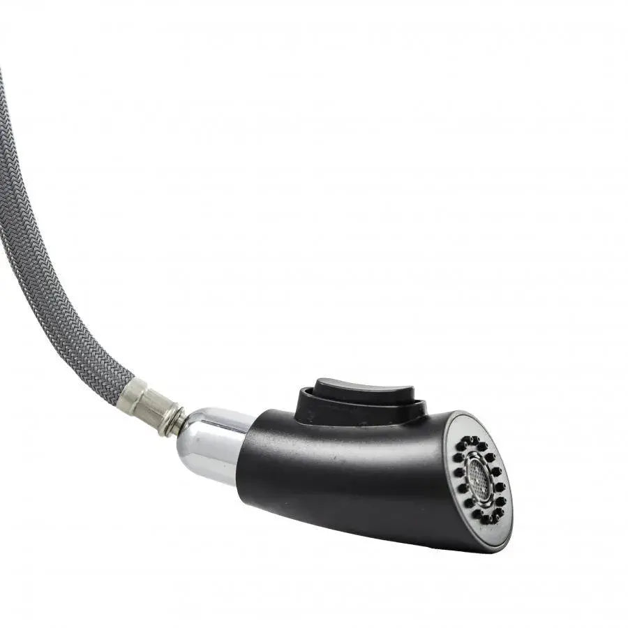 Μπαταρία κουζίνας με εκχυλίσιμο ντους, υγειονομικό ορείχαλκο, Chrome, W059