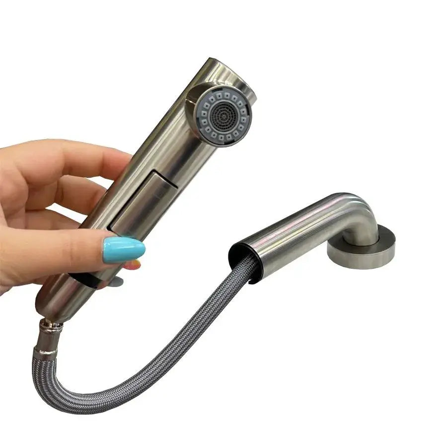 Μπαταρία κουζίνας με εκχυλίσιμο ντους από ανοξείδωτο χάλυβα YSQ/106