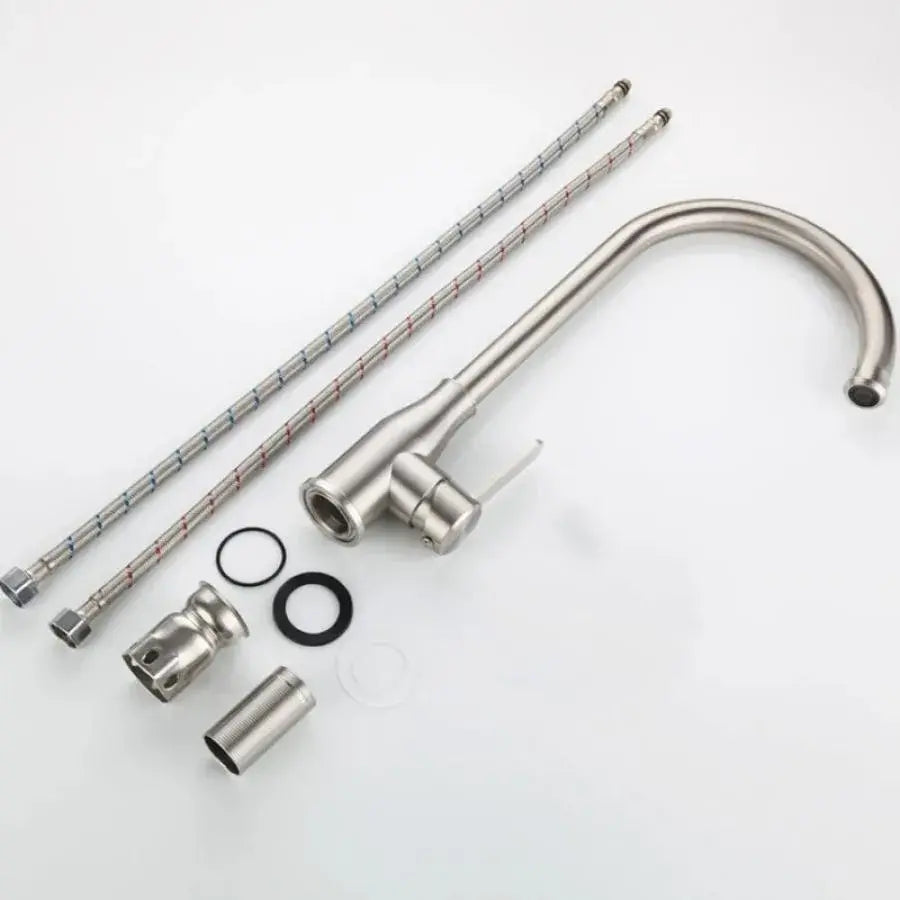 Μπαταρία κουζίνας, ανοξείδωτος χάλυβα 304, σατέν, CF010