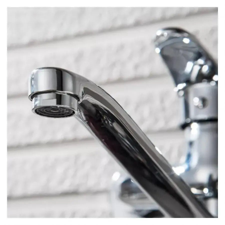 Μπαταρία κουζίνας με περιστροφικό σωλήνα, κράμα, Chrome, PM025