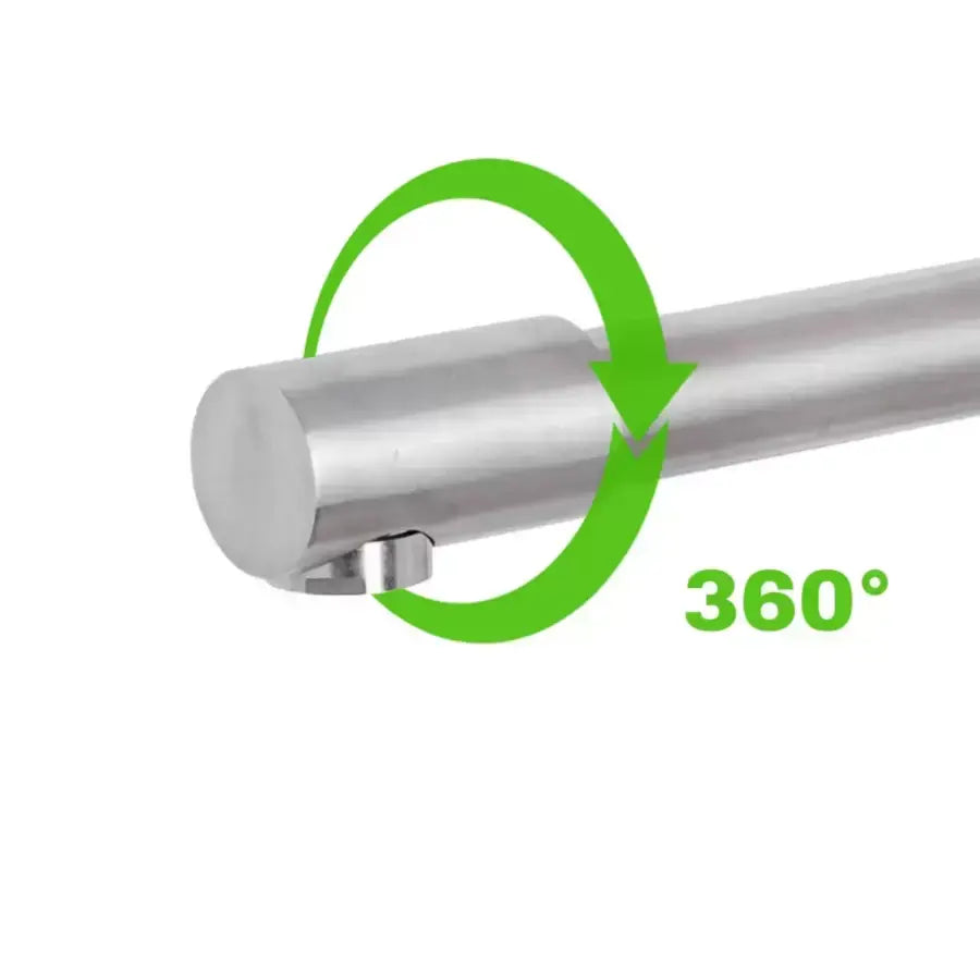 Μπαταρία κουζίνας με περιστροφικό σωλήνα, Monocomanda, ανοξείδωτο χάλυβα 304, σατέν, CF003