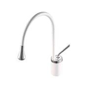 Μπαταρία Washbasin, υγειονομικό ορείχαλκο, λευκό, wzy/326/b