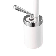 Μπαταρία Washbasin, υγειονομικό ορείχαλκο, λευκό, wzy/326/b