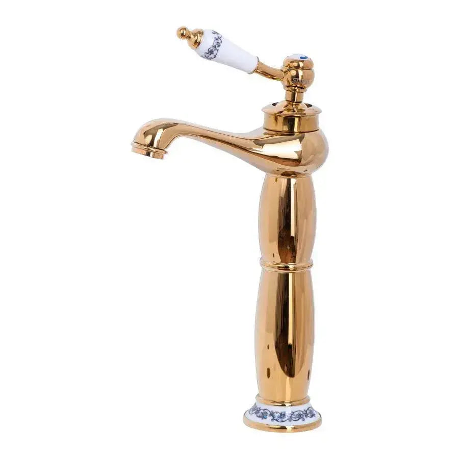 Μπαταρία Washbasin, υγιεινό ορείχαλκο, χρυσός, CF/1008
