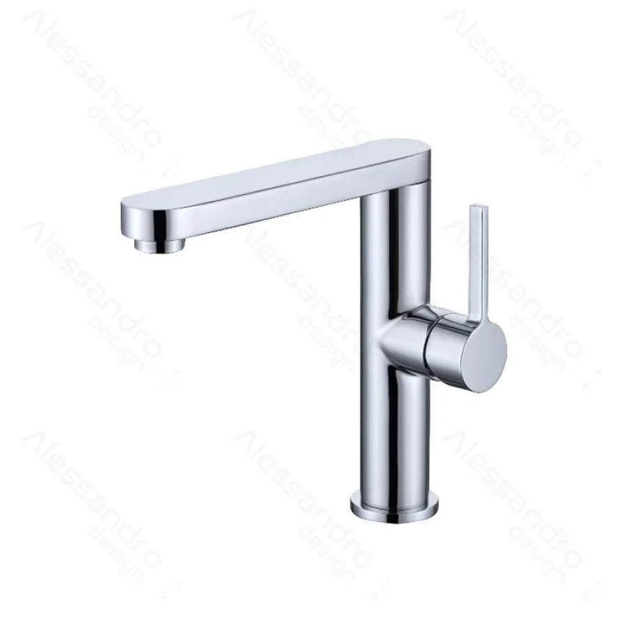 Μπαταρία Washbasin, υγιεινό ορείχαλκο, Chrome, 9107