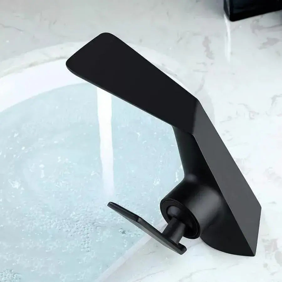 Μπαταρία Washbasin, υγιεινό ορείχαλκο, μαύρο, 6727h