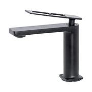 Μπαταρία Washbasin, υγιεινό ορείχαλκο, μαύρο, 9707h