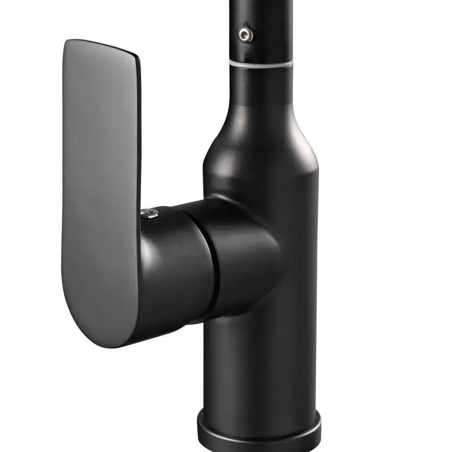 Μπαταρία Washbasin, υγιεινό ορείχαλκο, μαύρο, LJS/225B