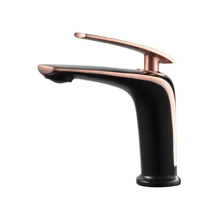Μπαταρία Washbasin, υγιεινό ορείχαλκο, μαύρο, MP015H-M