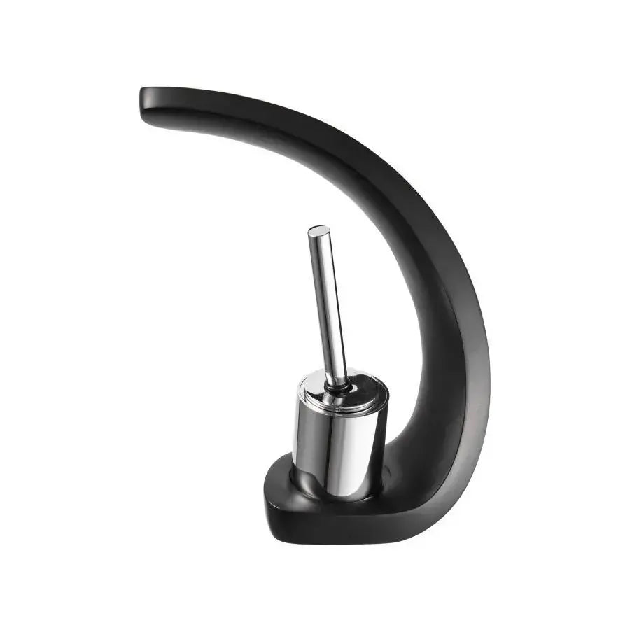 Μπαταρία Washbasin, υγιεινό ορείχαλκο, μαύρο, OD/2022