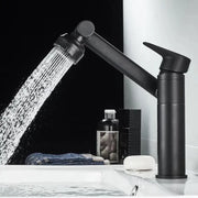 Μπαταρία Washbasin, υγιεινό ορείχαλκο, μαύρο, OD/2027