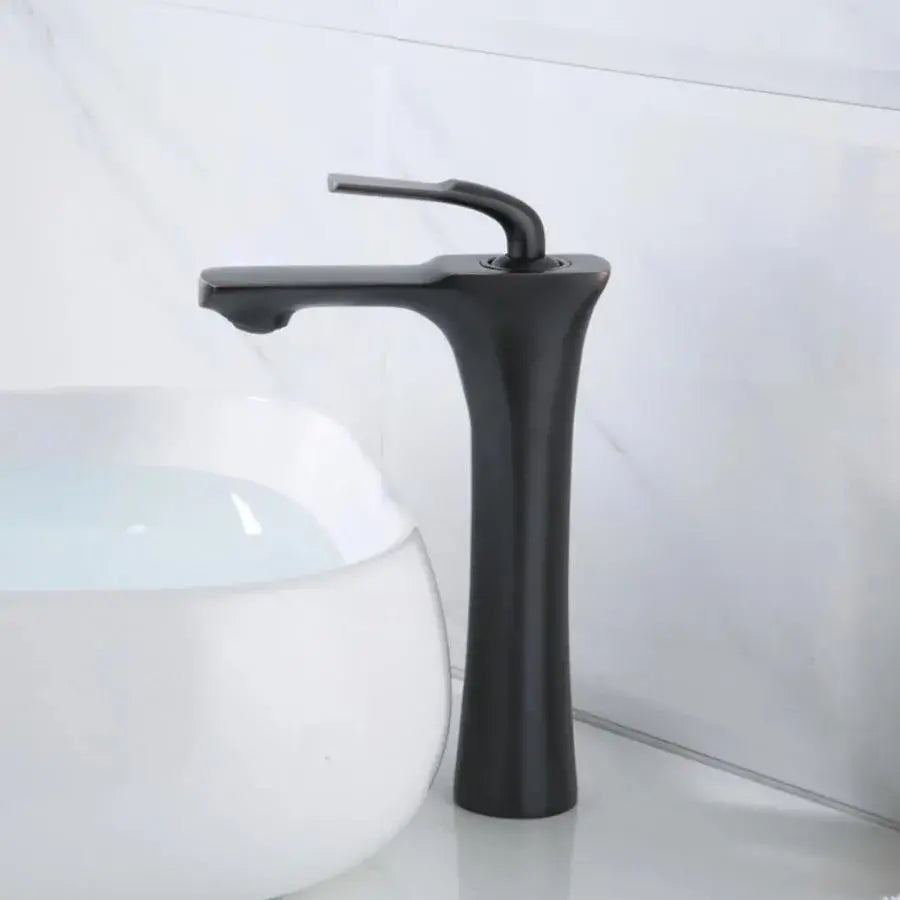 Μπαταρία Washbasin, υγιεινό ορείχαλκο, μαύρο, OD/2067