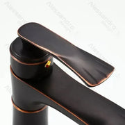 Μπαταρία Washbasin, υγιεινό ορείχαλκο, μαύρο, OD01/B