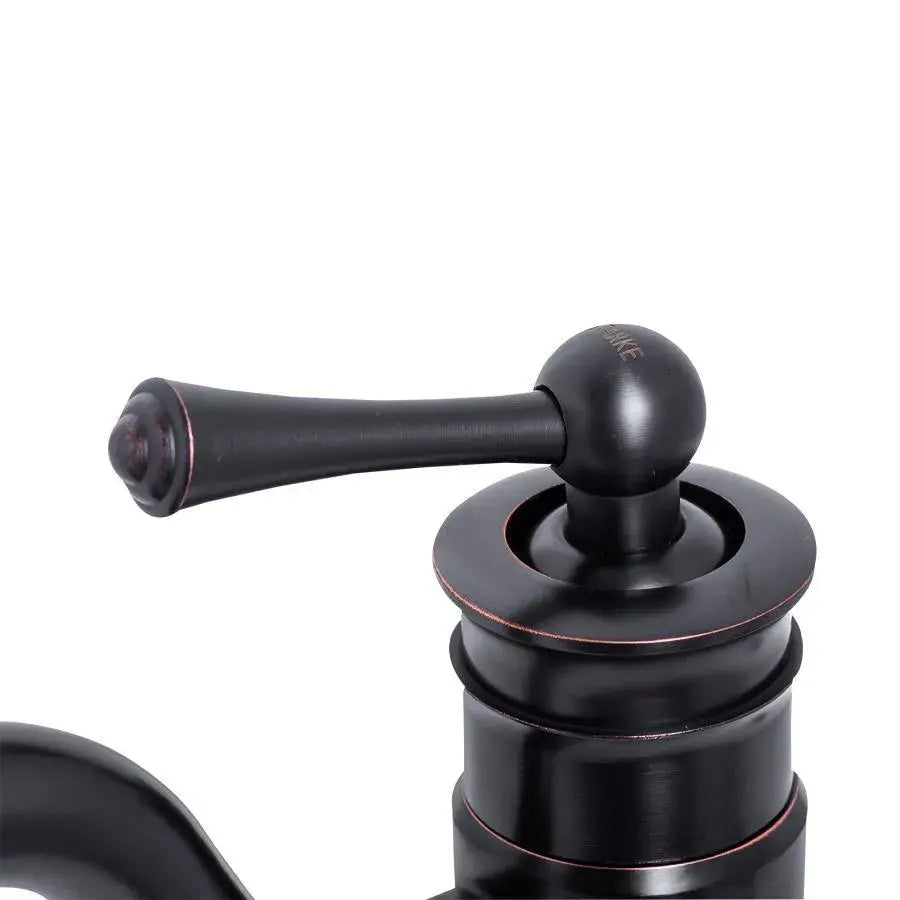 Μπαταρία Washbasin, υγιεινό ορείχαλκο, μαύρο, wzy/318