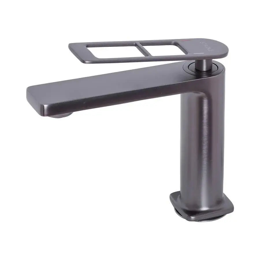 Battery Washbasin Monochanda Cartridge Ceramic Alama Grey Satin Fittings and Fixing Kit Περιλάμβανε 9707N