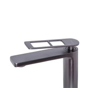 Battery Washbasin Monochanda Cartridge Ceramic Alama Grey Satin Fittings and Fixing Kit Περιλάμβανε 9707N