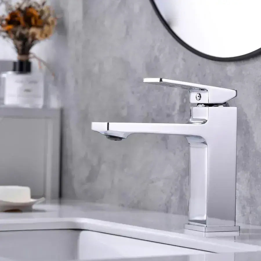 Μπαταρία Washbasin, υγιεινό ορείχαλκο, σατέν, 9807