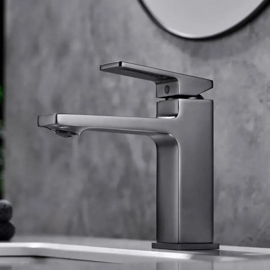 Βρύση λεκάνης, Brass, Satin, 9807N Bathroom Faucets Προεπιλεγμένος τίτλος Alessandro Design