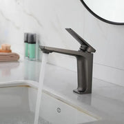 Μπαταρία Washbasin, υγιεινό ορείχαλκο, Graphite Gray, 9967N