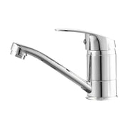 Μπαταρία Washbasin, Σωλήνας περιστροφής, μήκος 15cm, κεραμική κασέτα, χρώμιο, σύνδεση περιλαμβάνεται