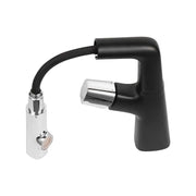 Πλούσιο μπαταριών με εκχυλίσιμο ντους, υγειονομικό ορείχαλκο, χρώμιο και μαύρο, MP016H/C