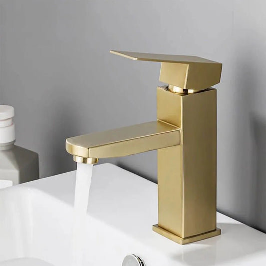 Μπαταρία Washbasin Gold από ανοξείδωτο ZY1007