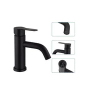 Μπαταρία Washbasin, ανοξείδωτο χάλυβα 304, μαύρο, HS/LY007